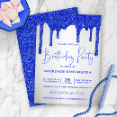 Search for royal blue silver birthday Glitter