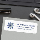 Search for boat wheel return address labels Nautical