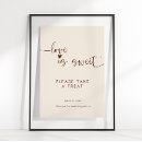 Search for love is sweet take a treat Calligraphy