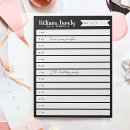 Search for daily planner notepads Black and white