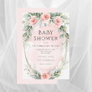 Search for watercolor floral baby shower invitations Feminine