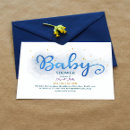 Search for watercolor baby boy shower invitations Calligraphy