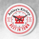 Search for red kitchen clocks Cute
