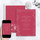 Search for magenta wedding invitations Classic