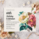 Search for red 60th birthday invitations Elegant