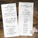 Search for simple script wedding programs Typography