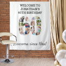 Search for 60th birthday backdrops Welcome