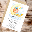Search for rhyme baby shower invitations Over the moon