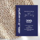 Search for classic 50th birthday invitations Surprise