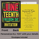 Search for juneteenth invitations Black lives matter