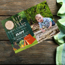 Search for one happy camper 1st birthday invitations Rustic