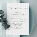 Search for sophisticated rehearsal dinner invitations Minimal