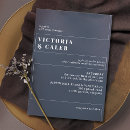 Search for royal blue white wedding invitations Minimalist