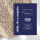 Search for modern 30th birthday invitations Surprise