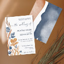 Search for navy and orange wedding invitations Script