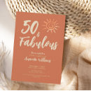 Search for boho 50th birthday invitations Unique