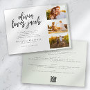 Search for 3 in one wedding invitations Sage green