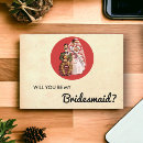 Search for retro bridesmaid cards Vintage