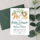 Search for zoo animal baby shower invitations Lion