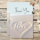 Search for heart thank you cards Dusty blue