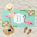 Search for pink flamingo beach towels Floral