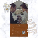 Search for burnt orange invitations Minimal