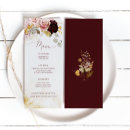 Search for burgundy menus Fall