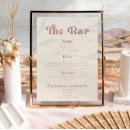 Search for drink menus Retro