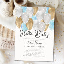 Search for gold balloon invitations Gold glitter sparkle