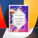Search for blue and orange wedding invitations Minimalist