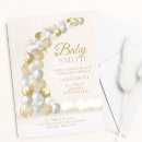 Search for silver baby shower invitations Gold
