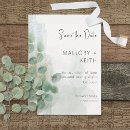 Search for eucalyptus wedding save the dates Foliage
