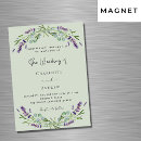 Search for lavender and green wedding invitations Eucalyptus