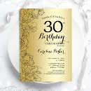 Search for floral 30th birthday invitations Elegant