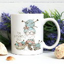 Search for knitting mugs Typography