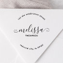 Search for handwriting rubber stamps Return address