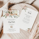 Search for flower bar bat mitzvah invitations Simple