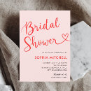 Search for red and pink invitations Minimalist