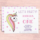 Search for pretty 1st birthday invitations Girl