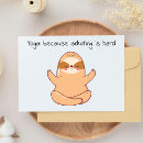 Search for namaste postcards Sloth