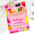 Search for twotti frutti birthday invitations Fruits