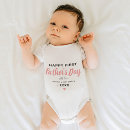 Search for baby girl bodysuits first fathers day