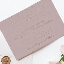 Search for gold foil pressed wedding invitations Calligraphy