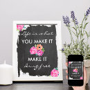 Search for chalkboard posters floral