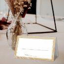 Search for gold border place cards Modern