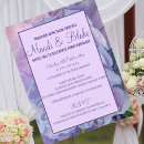 Search for purple hydrangea wedding invitations Lavender