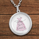 Search for silver plated necklaces pink