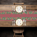 Search for christmas green table runners Pine cones