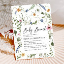 Search for elegant floral baby shower invitations Minimalist