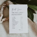 Search for the price is right games Minimalist bridal shower